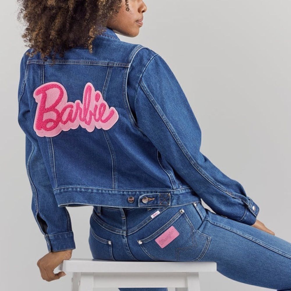 Wrangler-Barbie Denim Jean Jacket Sz Xl Le Classic 60s Jean Jacket New W/Tags